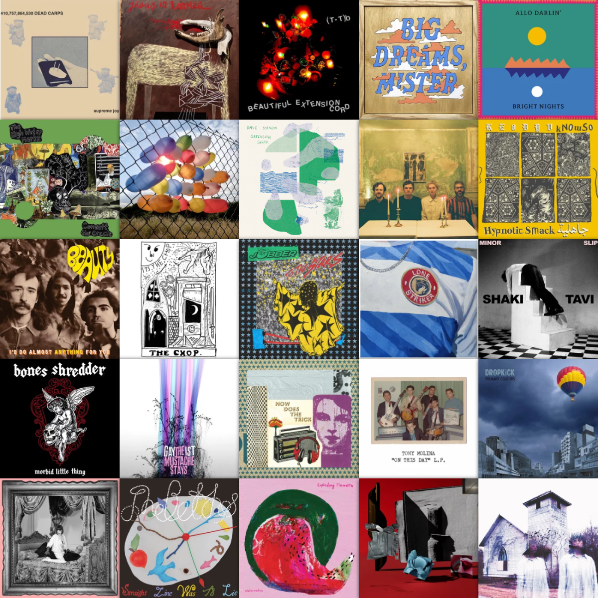 Rosy Overdrive’s Top 100 Albums of 2025&nbsp;(100-76)